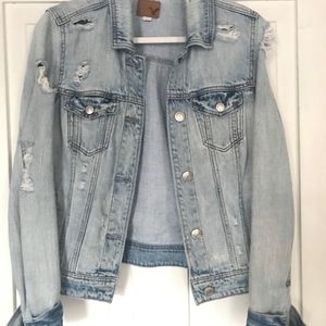 Distressed Denim Jacket